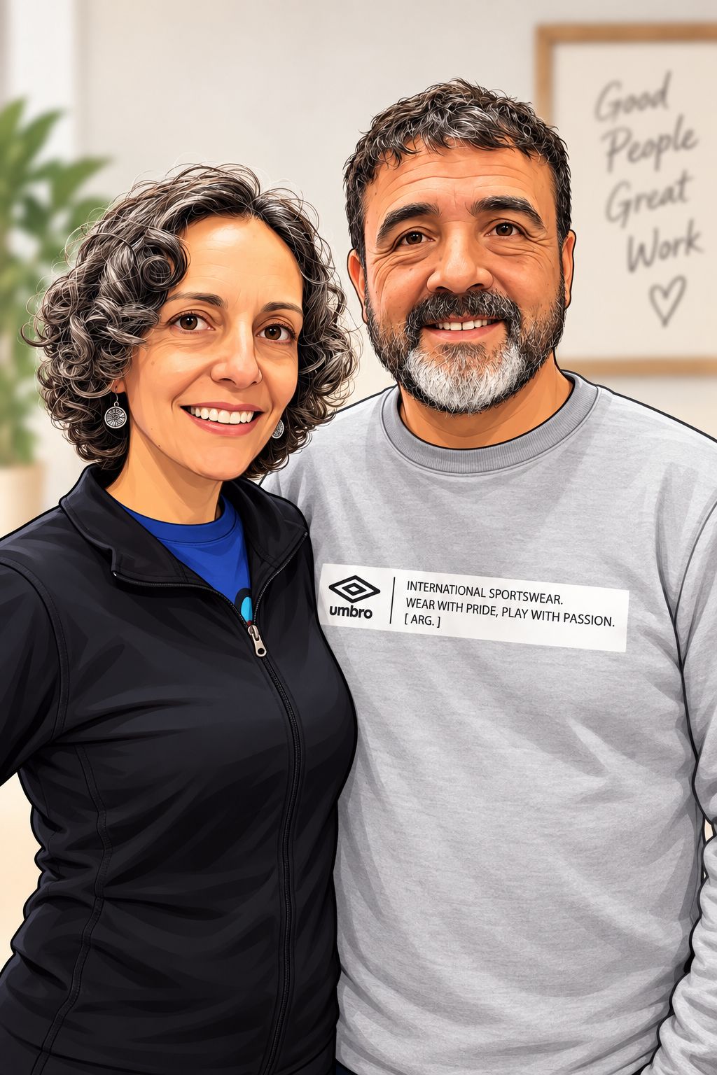 Cheche y Gaby, ilustrados